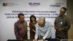 Bank Mandiri dan IFF Kerja Sama Pembiayaan Infrastruktur