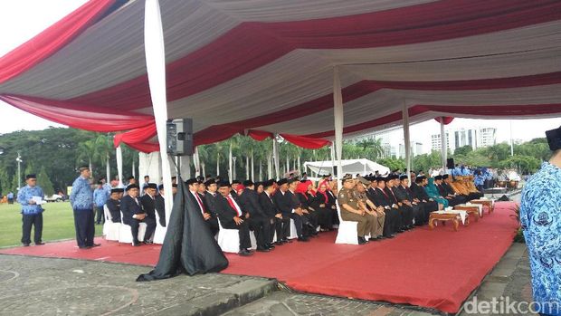 Upacara Hari Lahir Pancasila di Monas /