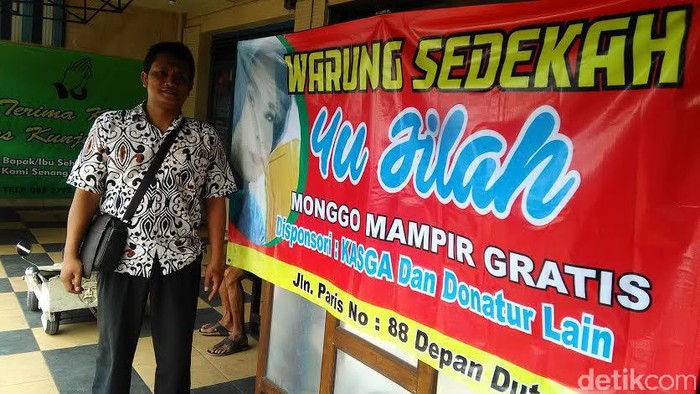 Sediakan Sahur Gratis, Warung Gudeg Yu Jilah di Yogya Laris Manis