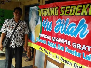 Sediakan Sahur Gratis, Warung Gudeg Yu Jilah di Yogya Laris Manis