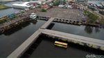 Terminal Terboyo Semarang Terendam Banjir Rob