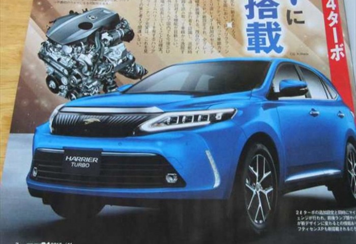 Toyota Harrier Terbaru Dilengkapi dengan Turbo