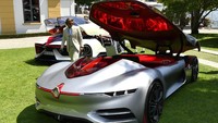 Renault Trezor mendapat penghargaan sebagai mobil konsep tercantik di ajang The Concorso dEleganza Villa dEste.
