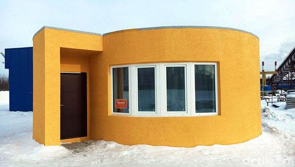 Bangun Rumah Pakai Printer 3D, 24 Jam Jadi