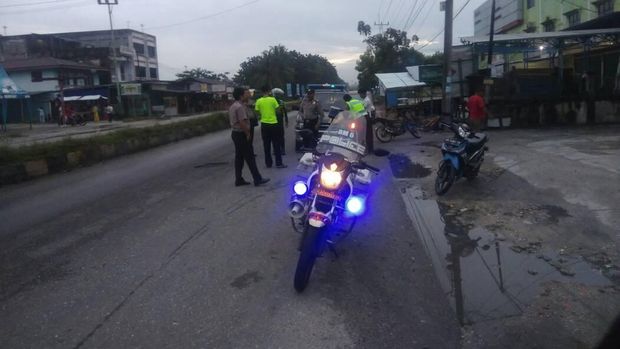 Polisi Bubarkan Balapan Liar di Pekanbaru, 6 Motor Diamankan