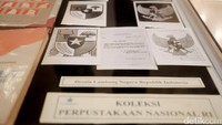 Salah satunya desain lambang Garuda pun ikut dipamerkan.