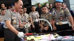 Kapolda Tunjukan Barbuk Kejahatan Begal dan Geng Motor