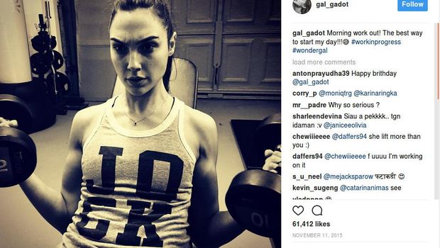 Ingin Setangguh Wonder Woman? Ini Sederet Olahraga yang Dilakoni Gal Gadot