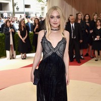 Actress Dakota Fanning attends the Manus x Machina: Fashion In An Age Of Technology Costume Institute Gala at Metropolitan Museum of Art on May 2, 2016 in New York City. (Photo by Dimitrios Kambouris/Getty Images)