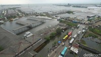 Menurut Balai Besar Wilayah Sungai Pemali-Juana, genangan yang terjadi karena masih ada celah untuk air laut masuk ke darat. Celah tersebut berada di belakang Unissula hingga di belakang Terminal Terboyo.