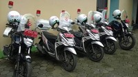 Pihak kepolisian dan juga kementerian kesehatan telah menyiapkan sepeda motor yang bisa digunakan untuk membantu pemudik dalam pelayanan gawat darurat. Foto: dok. istimewa