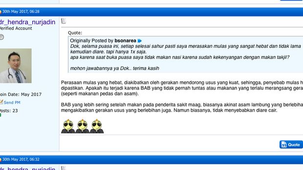 Jangan Sepelekan Diare, Keluhan Ini Banyak Bikin Puasa Batal