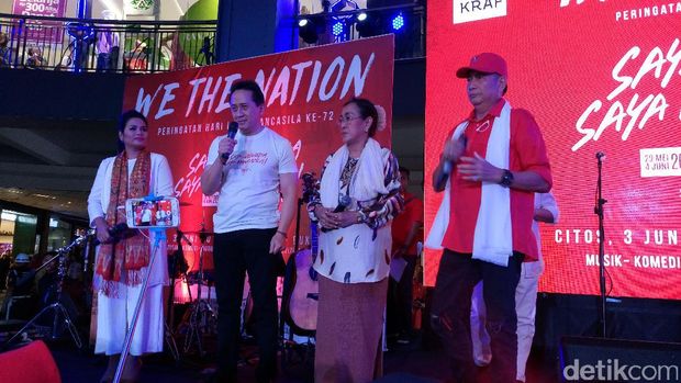 Acara Pekan Pancasila di Cilandak Town Square.