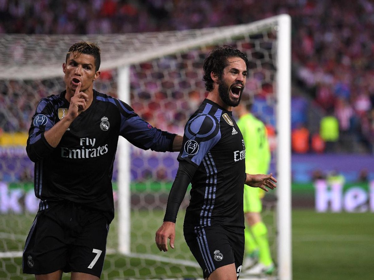 Cristiano Ronaldi di pertandingan Real Madrid melawan Malaga. (Foto: Laurence Griffiths/Getty Images)