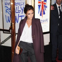 Victoria Beckham attends the press night of Viva Forever, a musical based on the music of The Spice Girls at Piccadilly Theatre on December 11, 2012 in London, England. (Photo by Stuart Wilson/Getty Images)
