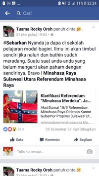 Polda Sulut Tangkap Seorang Pria Terkait Dugaan Makar