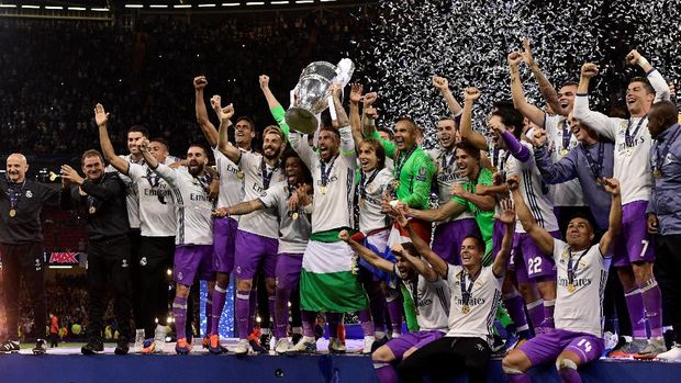 Real Madrid merupakan juara bertahan Liga Champions.