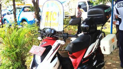 Sepeda Motor Ambulans Siaga Bantu Pemudik