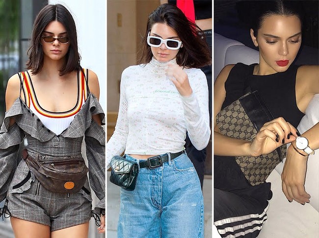 Tas pinggang juga tidak akan berlanjut ke 2018. Aksesori andalan Kendall Jenner sampai Gigi Hadid ini akan digantikan dengan tren tas yang diprediksi besar di 2018, yaitu tas ornamen fringe. Foto: ist