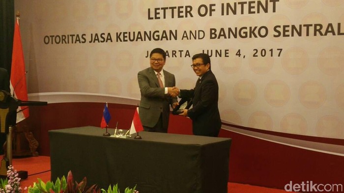 OJK dan Bank Sentral Filipina Teken LoI Soal Ekspansi Perbankan