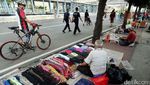Jalan Thamrin Diwarnai PKL Saat Car Free Day