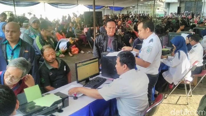 Pendaftaran Mudik Gratis Dinas Perhubungan Jatim Diserbu Warga