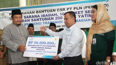 PLN Berbagi Sarana Ibadah di Bulan Ramadan