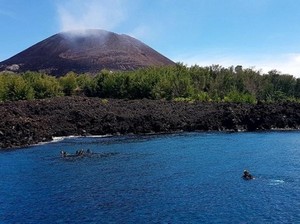 Gunung Anak Krakatau Sudah Turun Status, Warga Sebesi Harap Wisata Bangkit Lagi