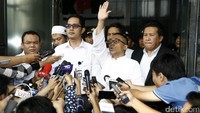 Dradjad bersama Hanafi Rais dan Saleh Partaonan Daulay juga menemui juru bicara KPK Febri Diansyah.