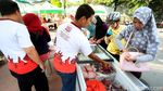 Jalan Thamrin Diwarnai PKL Saat Car Free Day
