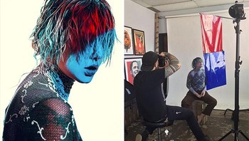 Tidak perlu makeup, gunakan saja filter warna. Foto: istimewa