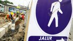 Manjakan Pejalan Kaki, Pedestrian di Jatinegara Dilebarkan