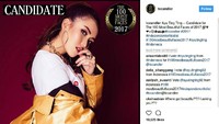 Ayu Ting Ting yang masuk ke dalam kandidat perempuan tercantik (Foto: Instagram TC Candler)