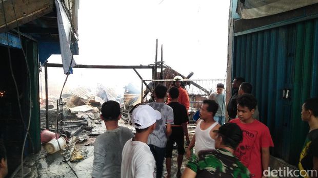  Kebakaran di Koja, Jakarta Utara.