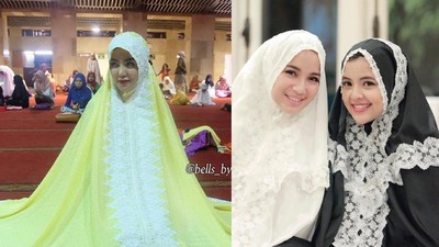 Intip Gaya Para Seleb Saat Salat Terawih Yuk!