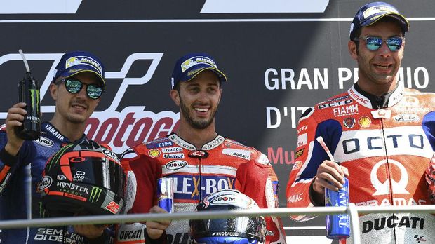 Musim lalu pebalap Ducati Andrea Dovizioso berhasil menjadi pemenang MotoGP Italia.