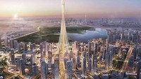 Setelah rampung, gedung ini akan punya lantai obervasi dengan pemandangan 360 derajat. Pool/Boredpanda.