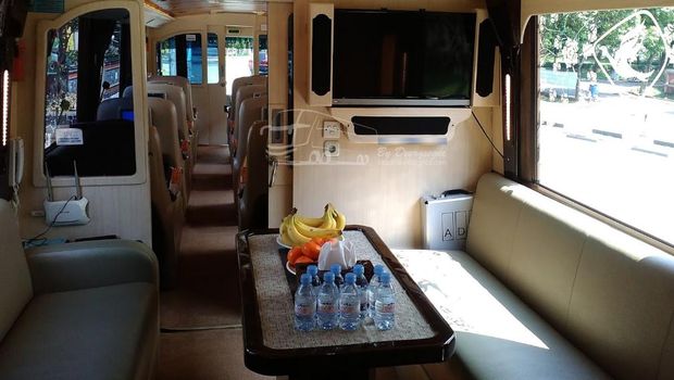 Bus mewah untuk mudik Lebaran