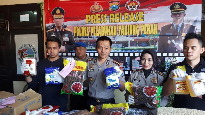 Polisi Amankan Bahan Pangan Ilegal Siap Edar