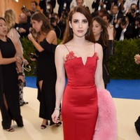 Emma Roberts attends the Rei Kawakubo/Comme des Garcons: Art Of The In-Between Costume Institute Gala at Metropolitan Museum of Art on May 1, 2017 in New York City.  (Photo by Dimitrios Kambouris/Getty Images)