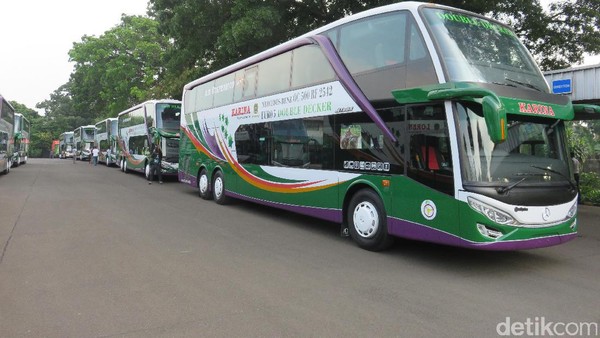 Mudik Lebih Nyaman dengan Bus Double Decker dari Mercy