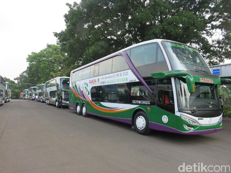 Mudik Lebih Nyaman dengan Bus Double Decker dari Mercy