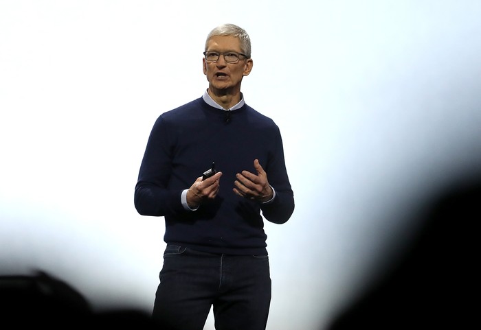 SAN JOSE, CA - JUNE 05:  A prototype of Apples new HomePod is displayed during the 2017 Apple Worldwide Developer Conference (WWDC) at the San Jose Convention Center on June 5, 2017 in San Jose, California. Apple CEO Tim Cook kicked off the five-day WWDC with announcements of a a new operating system, a new iPad Pro and a the HomePod, a music speaker and home assistant. WWDC runs through June 9.  (Photo by Justin Sullivan/Getty Images)