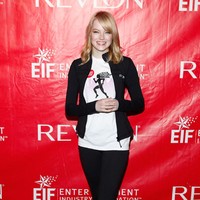 Emma Stone attends the 15th Annual EIF Revlon Run/Walk For Women at Central Park on May 5, 2012 in New York City.  (Photo by Cindy Ord/Getty Images)
