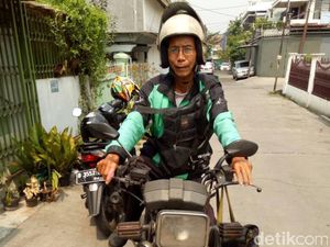 Viral! Kisah Haru Motor RX King Driver Go-Jek yang Dibedah Jadi Mulus