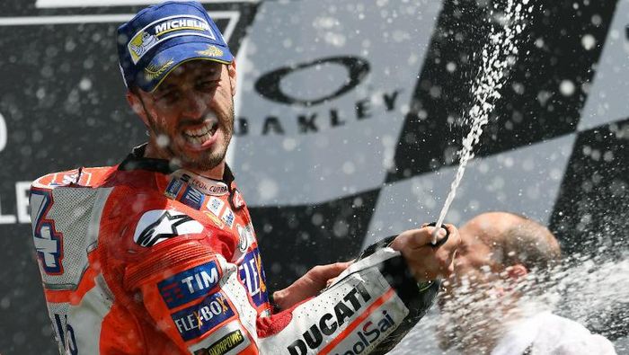 Rider Ducati Andrea Dovizioso jadi runner-up MotoGP musim lalu (Foto: AFP/Vincenzo Pinto) Rider Ducati Andrea Dovizioso jadi runner-up MotoGP musim lalu (Foto: AFP/Vincenzo Pinto)