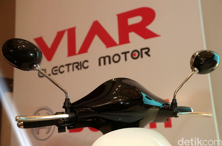 Motor listrik Viar Q1 (Foto: Grandyos Zafna) Motor listrik Viar Q1 (Foto: Grandyos Zafna)