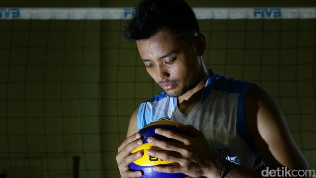 Agung Seganti, kapten timnas voli putra SEA Games 2017. 