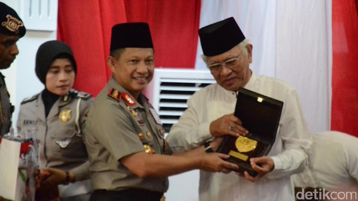 Kapolri Temui Gus Mus di Rembang Jateng