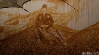 Mural Setu Legi mengkritik kondisi Yogyakarta yang kian marak dengan isu pembangunan kota.  Foto: Tia Agnes/ detikHOT